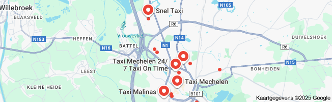 taxi mechelen nacht