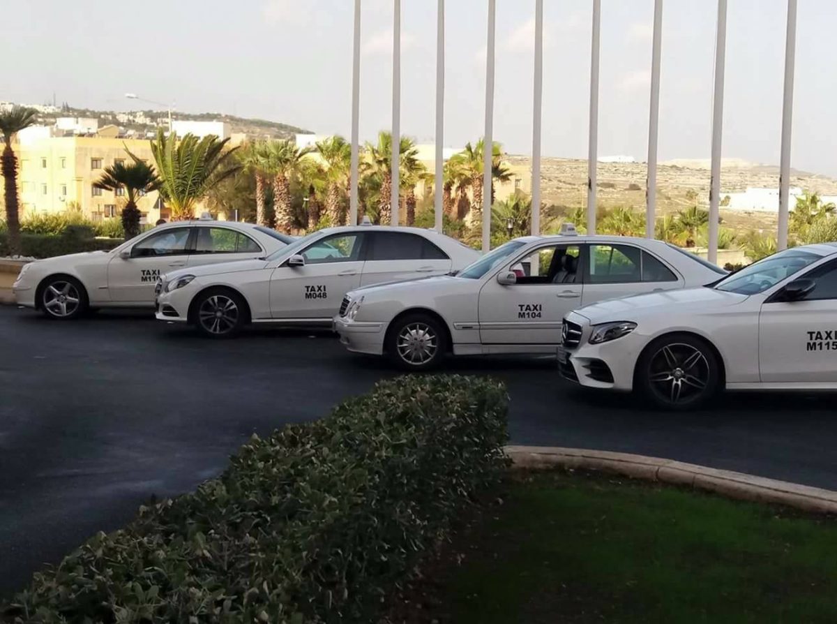 taxi white
